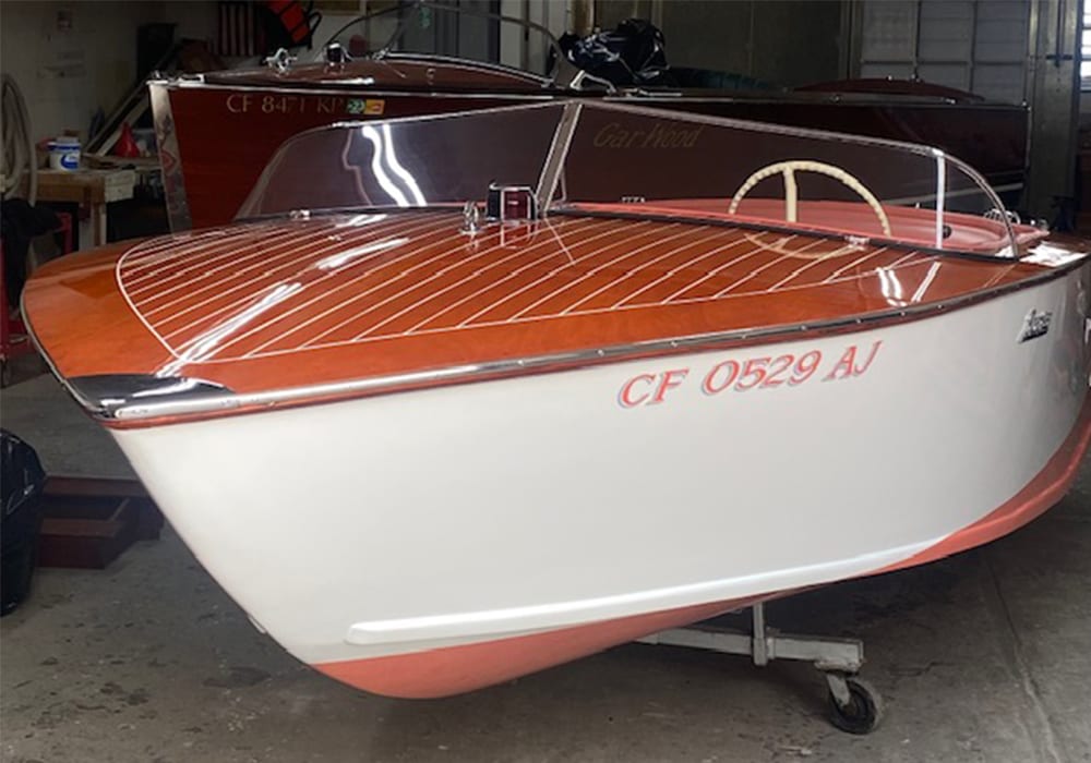 Wooden Boat Painting